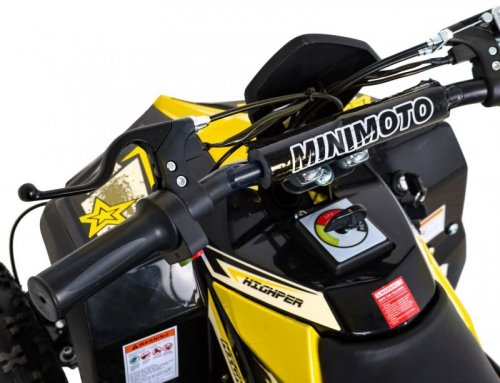 Quad HIPERFECT na akumulator Żółty 35km/h + Silnik 1000W + Koła pompowane + Regulacja siedzenia
