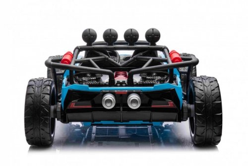Auto Buggy Racing 5 na akumulator dla dzieci Niebieski + Silniki 2x200W + Pilot + Audio LED + Wolny Start