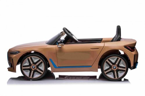 Autko BMW i4 na akumulator dla dzieci Złoty