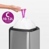 Kosz TOUCH BIN 10L prostokątny Brilliant Steel