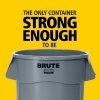 Kontener BRUTE® 121,1L 2632-00 Grey okrągły z kanałami
