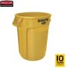 Kontener BRUTE® 121,1L 2632-00 Yellow okrągły z kanałami