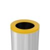 Kosz do segregacji odpadów EKO PRESTIGE 75L plastik i metal ( stal połysk )