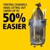 Kontener BRUTE®  75,7L 2620-00 Yellow okrągły z kanałami