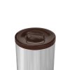 Kosz do segregacji odpadów EKO PRESTIGE 75L bio ( stal połysk )