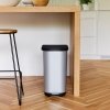 Kosz na śmieci Pedal bin 35l RIBO Silver  