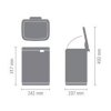 Kosz BO 12L Matt Steel FPP