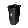 Kosz do segregacji SORT BIN 90L Czarny plus komplet 6 etykiet
