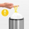 Kosz naścienny TOUCH BIN  3L Black / Matt Steel 