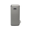 Kosz pedałowy BO 60L Mineral Concrete Gray