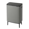 Kosz TOUCH BIN HI BO 60L Mineral Concrete Grey