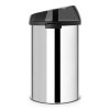 Kosz TOUCH BIN 60L Brilliant Steel / Matt Black