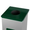 Kosz do segregacji odpadów EKO SQUARE 60L szkło 