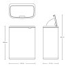 Kosz TOUCH BIN BO 60L Confident Grey