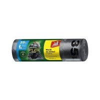 Worki na śmieci Magnum Flex&Strong  35L (15) z taśmą czarne