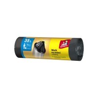 Worki na śmieci Classic 35L (18) z taśmą czarne