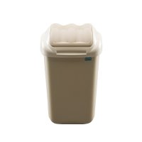Kosz na śmieci FALA 50L beżowy (cappuccino)
