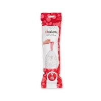 PerfectFit Bags - Worki na śmieci białe : rozmiar Y 20l (20szt)