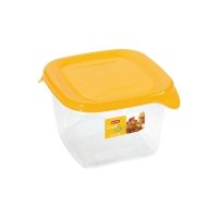 Pojemnik na żywność FRESH&GO kwadratowy 1,2L żółty