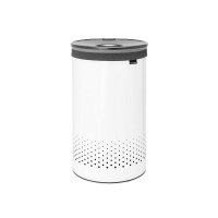 Kosz na bieliznę 60L White / Dark Grey Plastic Lid