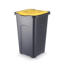 Kosz do segregacji SORTA 50L pokrywa żółta 