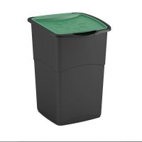 Kosz do segregacji KORAL 47L pokrywa zielona 