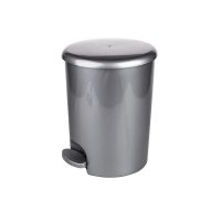 Kosz OMEGA z pedałem 16l srebrny 