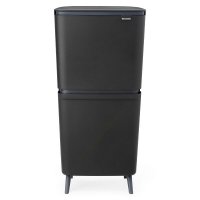 Kosz do segregacji SORTUP HI 25+10+10L Dark Grey 