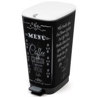 Kosz na śmieci CHIC-BIN 45L coffee menu 