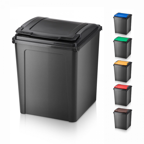 kosz do segregacji Sorter 50L brązowy