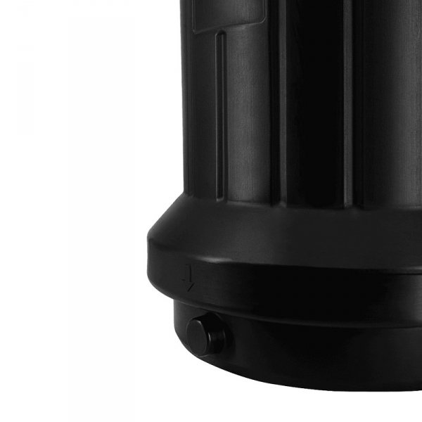 Kosz uliczny TWIST 70L szary