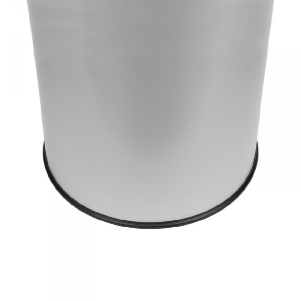 Kosz na śmieci 45L SWING metalowy szary