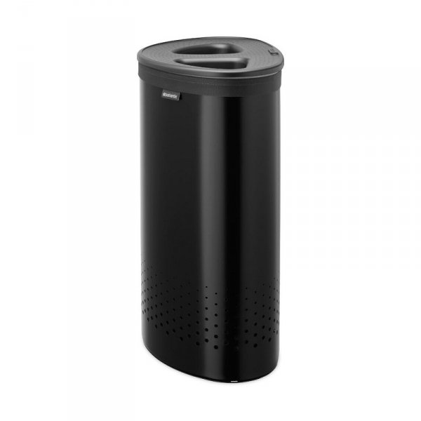 Kosz na bieliznę 55L SELECTOR Matt Black / Dark Grey Plastic Lid