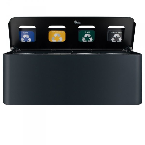 Stacja naścięnna do segregacji EKO WALL STATION czterokomorowa ( 4x35l )