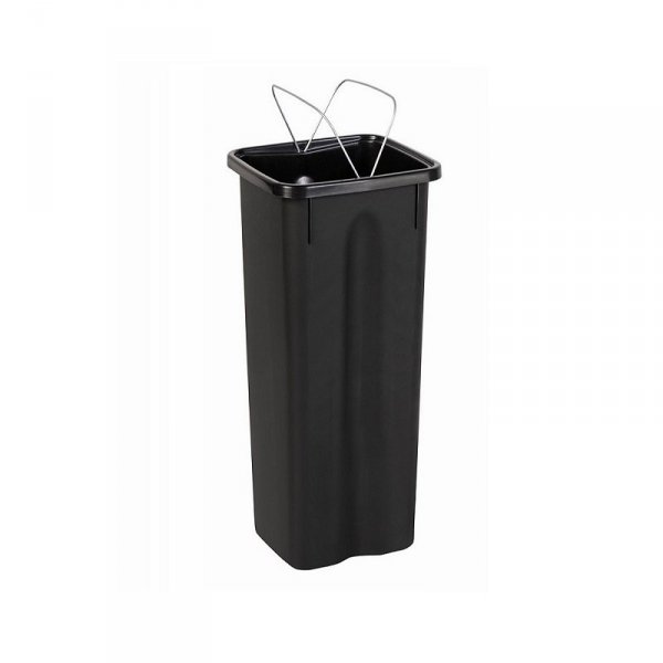 Kosz do segregacji FIT BIN 20L szary / plastik metal