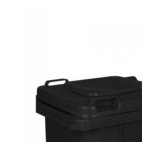 Pojemnik na odpady 120L grafit/czarny