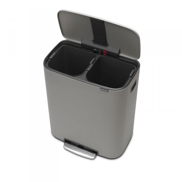 Kosz pedałowy BO 2x30L Mineral Concrete Gray