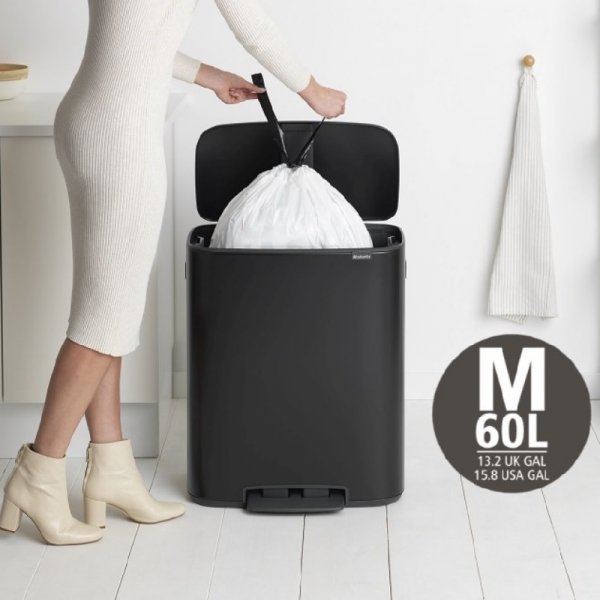 Kosz pedałowy BO 60L Matt Black