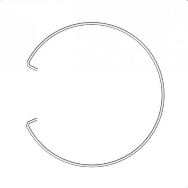 Obręcz na worek do koszy średnica 24 cm