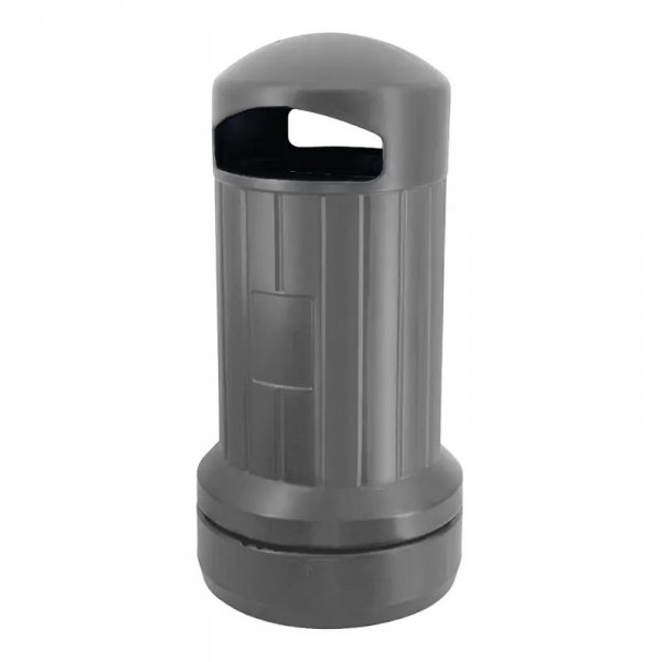 MP70-3 - Kosz uliczny TWIST 70L szary