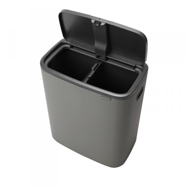 Kosz TOUCH BIN BO 2x30L Mineral Concrete Grey