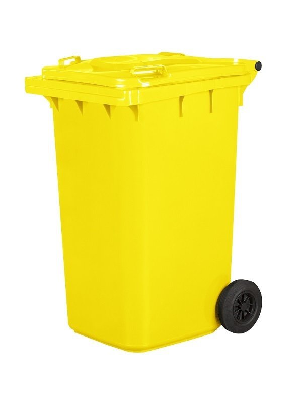 Pojemnik na odpady 240L żółty