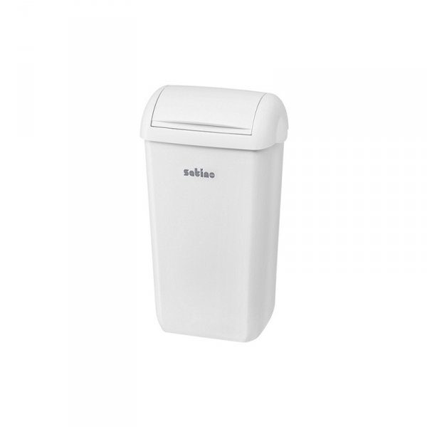 332590 -  Kosz na odpady WEPA Satino Hygiene Waste 23L z zamykaną pokrywą 