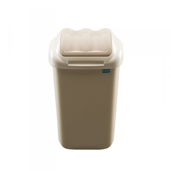 655-06 - Kosz na śmieci FALA 50L beżowy (cappuccino)
