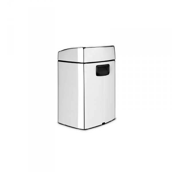 Kosz TOUCH BIN 10L prostokątny Brilliant Steel