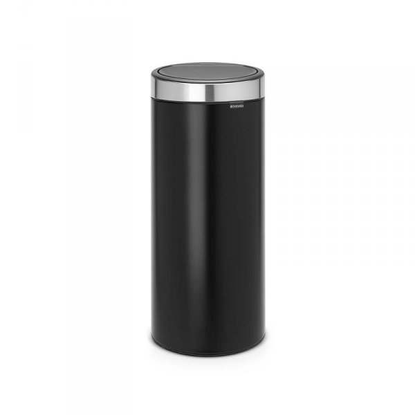 Kosz TOUCH BIN NEW 30L Matt Black / Matt Steel FPP
