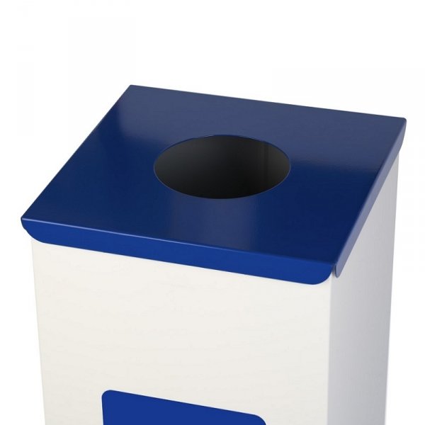 Kosz do segregacji odpadów EKO SQUARE NORD 60L papier