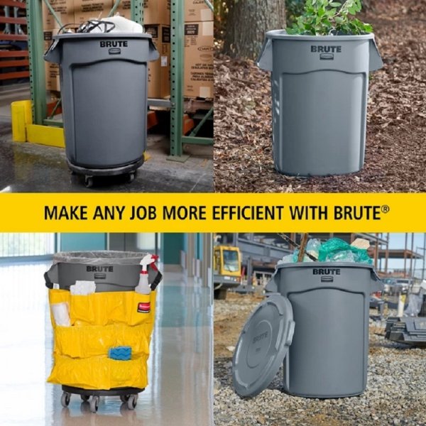 Kontener BRUTE®  75,7L 2620-00 Blue okrągły z kanałami