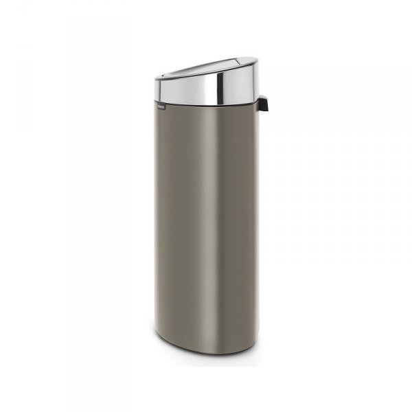 Kosz TOUCH BIN NEW 40L Platinum / Matt Steel