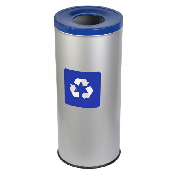 Kosz do segregacji odpadów EKO 45L papier ( Stal malowana )